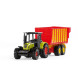 Traktor John Deere so silážnym prívesom / 1650