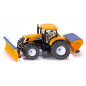 Traktor New Holland s radlicou na sneh a rozmetadlom soli / 2940