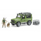 Terénne vozidlo Land Rover Defender Station Wagon s lesníkom a psom 1:16 02587