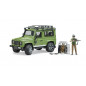 Terénne vozidlo Land Rover Defender Station Wagon s lesníkom a psom 1:16 02587