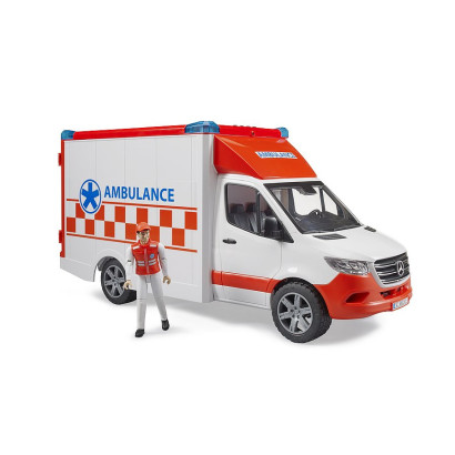 Sanitka Mercedes-Benz Sprinter so šoférom 1:16 02676