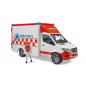 Sanitka Mercedes-Benz Sprinter so šoférom 1:16 02676