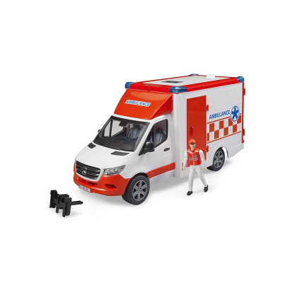 Sanitka Mercedes-Benz Sprinter so šoférom 1:16 02676