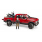 Pick-Up RAM 2500 Power Wagon s motocyklom Ducati Desert Sled a jazdcom 1:16 02502