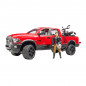 Pick-Up RAM 2500 Power Wagon s motocyklom Ducati Desert Sled a jazdcom 1:16 02502