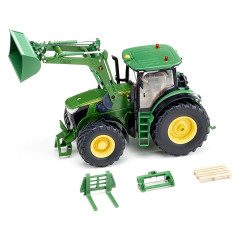 SIKU Traktor John Deere 7310R s predným nakladačom a Bluetooth ovládaním / 6792