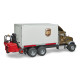 Nákladné auto UPS MACK Granite s vysokozdvižným vozíkom 1:16 02828