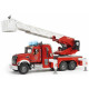 Hasičské auto MACK Granite s výsuvným rebríkom a vodným čerpadlom 1:16 02821