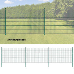 DEMA Kompletný plot so stĺpikmi 6x1,2 m, zelený