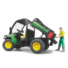 BRUDER 02490 John Deere Gator XUV 855D s figúrkou šoféra 1:16